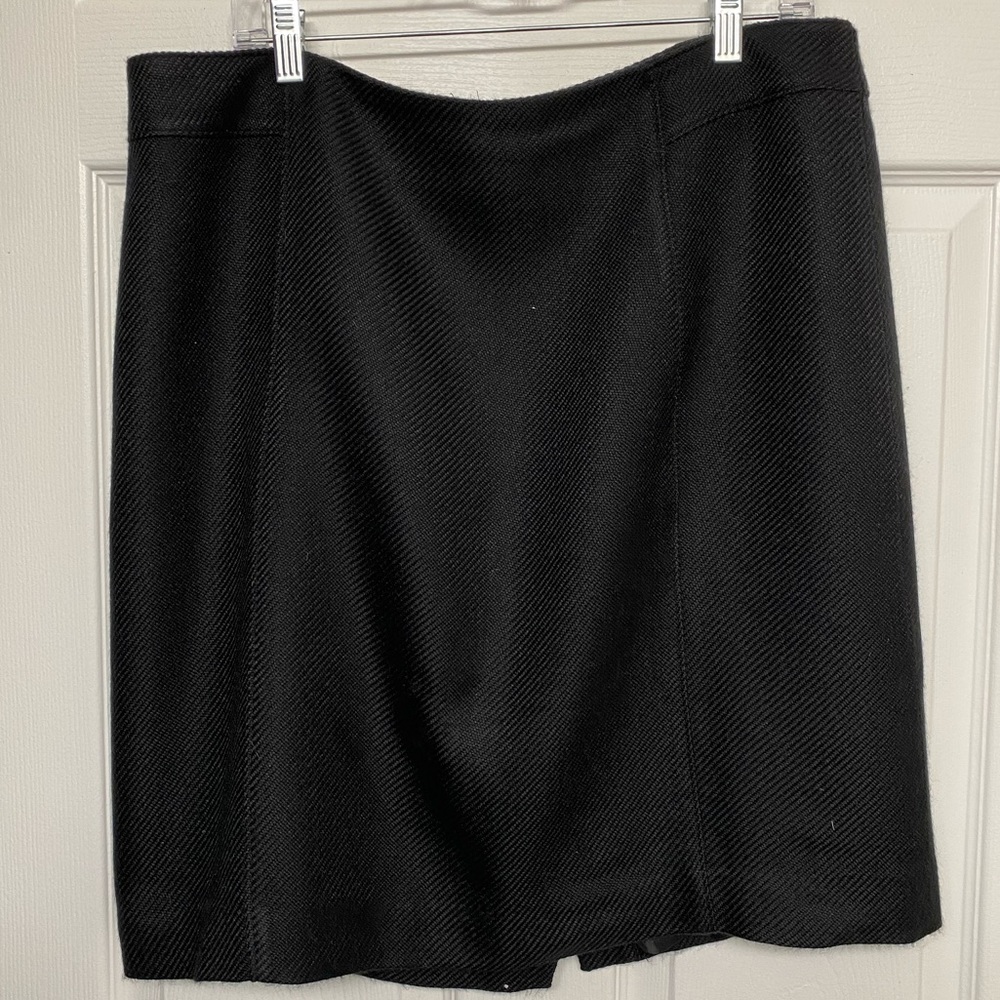 Talbots Black Knit Pencil Skirt - Size 16